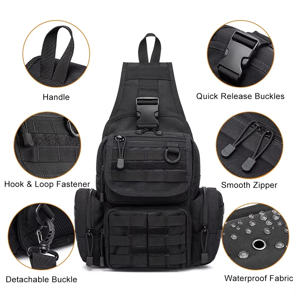 Tactical Pistol Bag Concealed  - Edc Concealed Carry Sling Bag ulasan dan harga